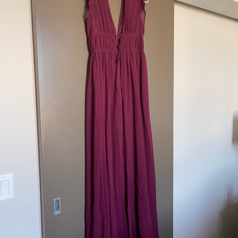 Lulu’s Burgundy Dress, sizeL (fits like M)